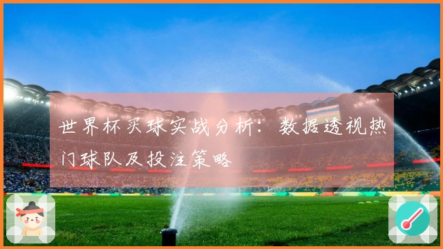 世界杯买球实战分析：数据透视热门球队及投注策略